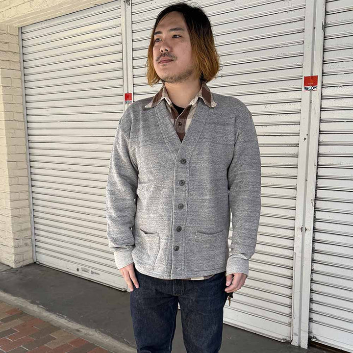 WAREHOUSE - Lot.498 - 4-Needle Sweat Cardigan - 498CA-25