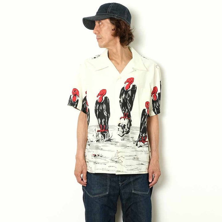 STAR OF HOLLYWOOD - COTTON TYPEWRITER OPEN SHIRT - CONDOR - SH39311