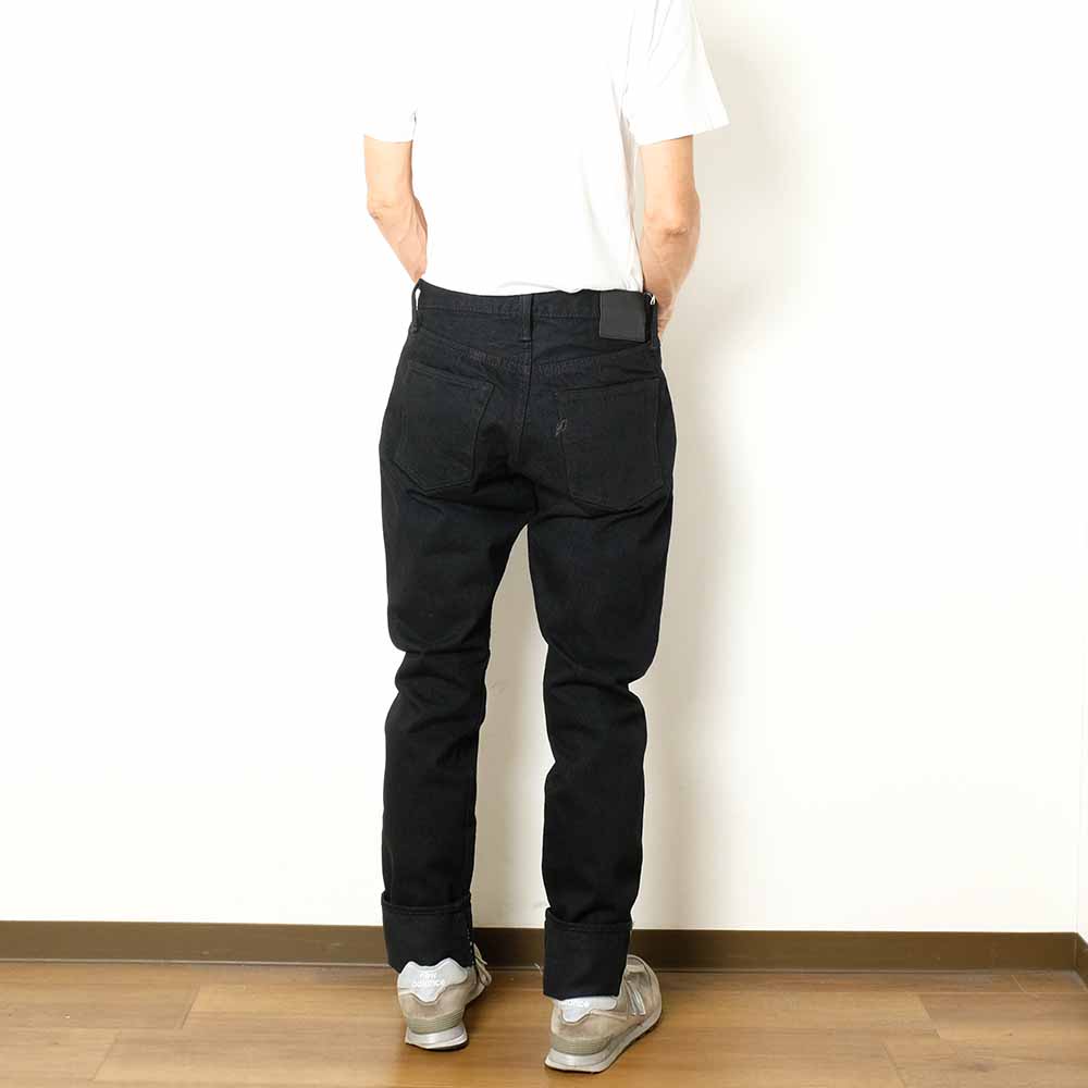Pure Blue Japan - 14oz. Double Black Denim - Relaxed Tapered - XX-019-BK