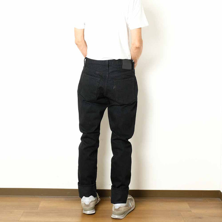 Pure Blue Japan - 14oz. Double Black Denim - Relaxed Tapered - XX-019-BK