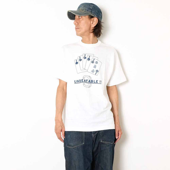 WAREHOUSE - Lot 4601 - S/S T-SHIRT - UNBEATABLE - 4601UNB-26