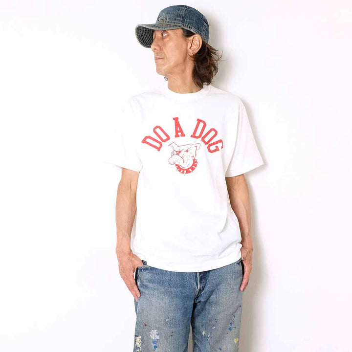 WAREHOUSE - Lot 4601 - S/S T-SHIRT - DO A DOG - 4601DO-26