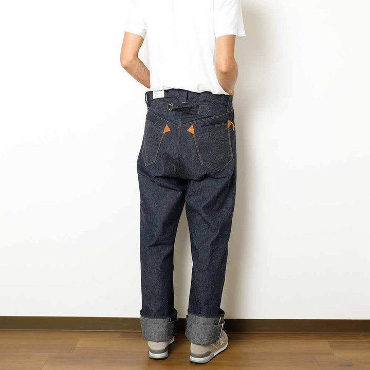 WAREHOUSE - GREENEBAUM - 1900 4POCKET HEAVY LEATHER BOUND OVERALL - 1229-1900