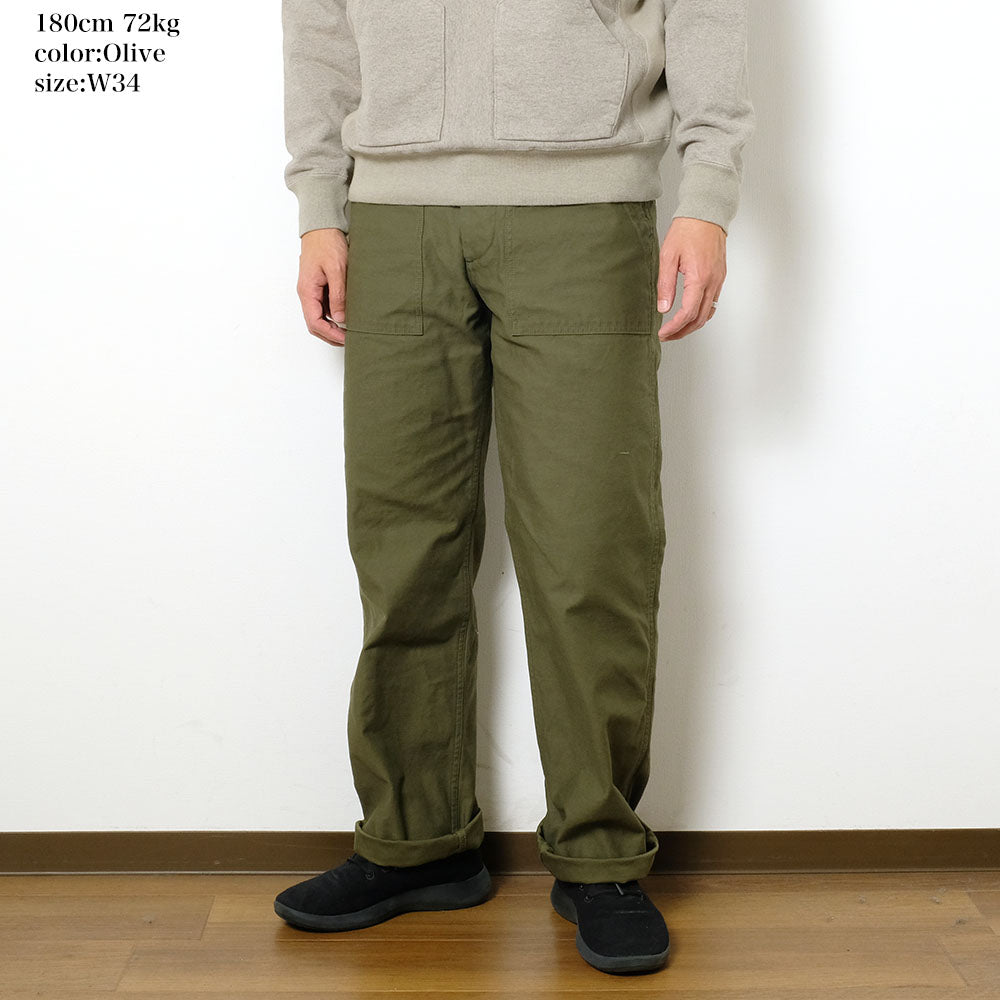 BURGUS PLUS Lot.425 Fatigue Pants Back Satin 425-51