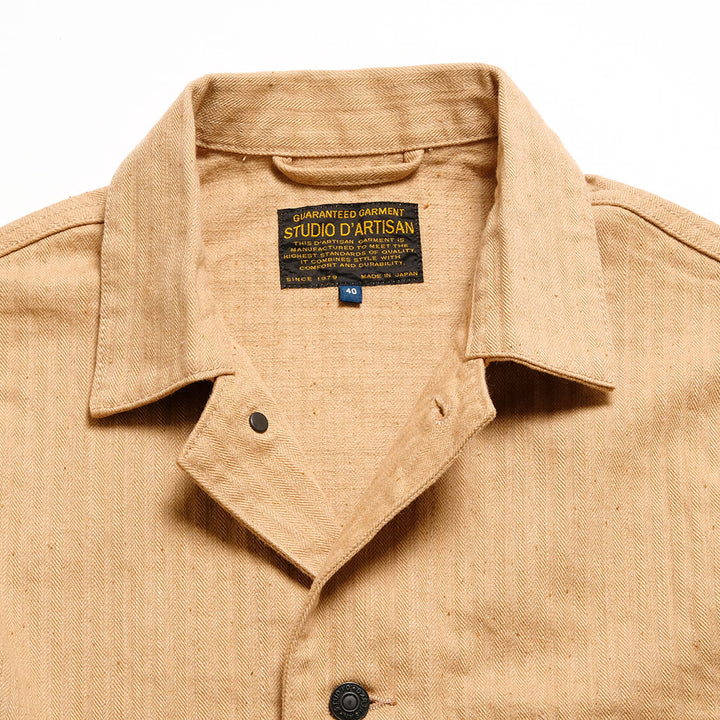 STUDIO D’ARTISAN - FOX COTTON MILITARY WORK COAT - 4638