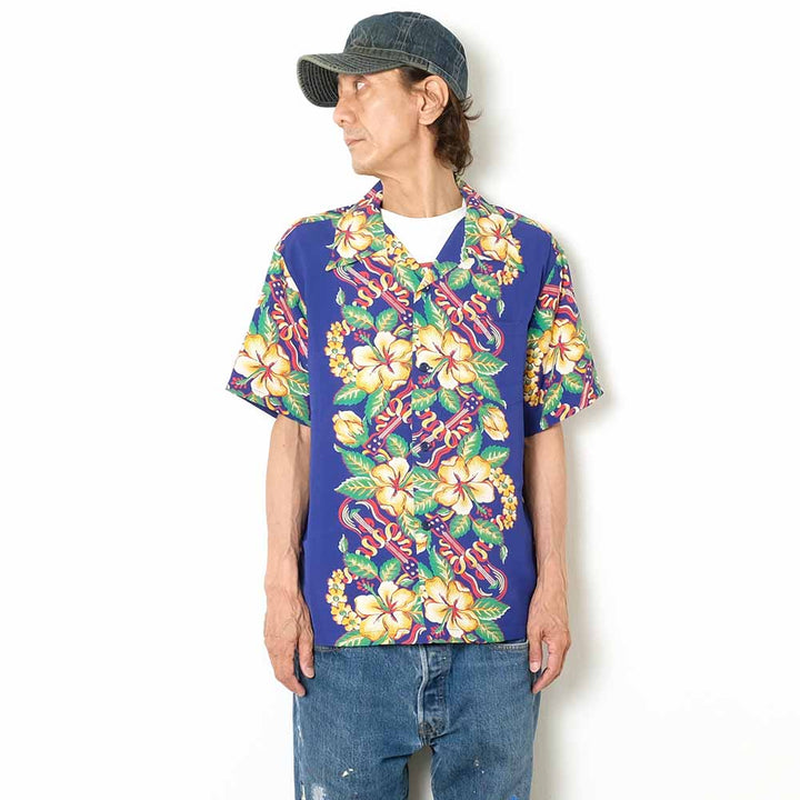 SUN SURF - S/S RAYON HAWAIIAN SHIRT - BLESSING GIFT FROM HAWAII - SS39212