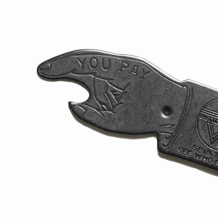 Button Works - BW You Pay Spinner - BLACK - BW-0186