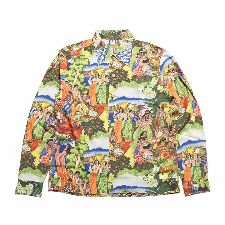SUN SURF - SPECIAL EDITION - ORIGINAL MATSON MENU DESIGN by EUGENE SAVAGE - LONG SLEEVE - SS29679
