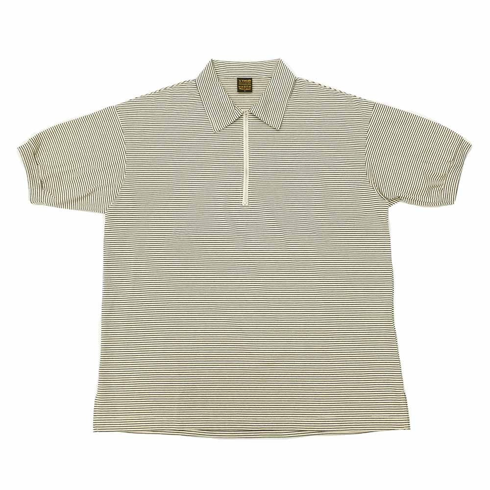 A VONTADE - Compact Border Half Zip Polo - VTD-0634-CS