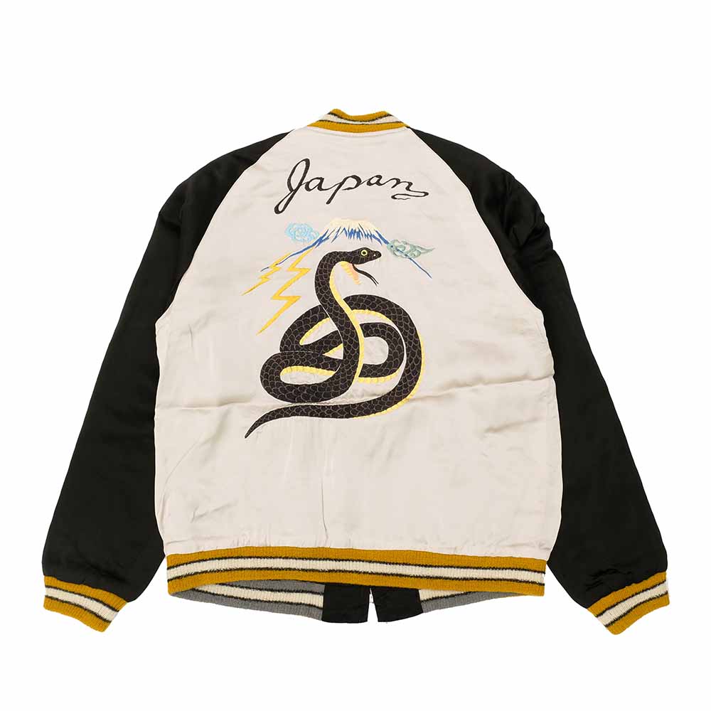 TAILOR TOYO - Acetate Souvenir Jacket - TOYO ENTERPRISE 60th Anniversary Special Edition - BLACK SNAKE x RED SNAKE - TT15808