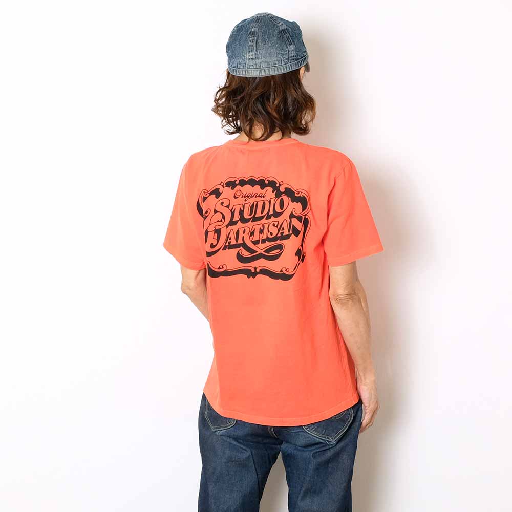 STUDIO D’ARTISAN - USA COTTON T-SHIRT - PIGMENT DYE - 8207A