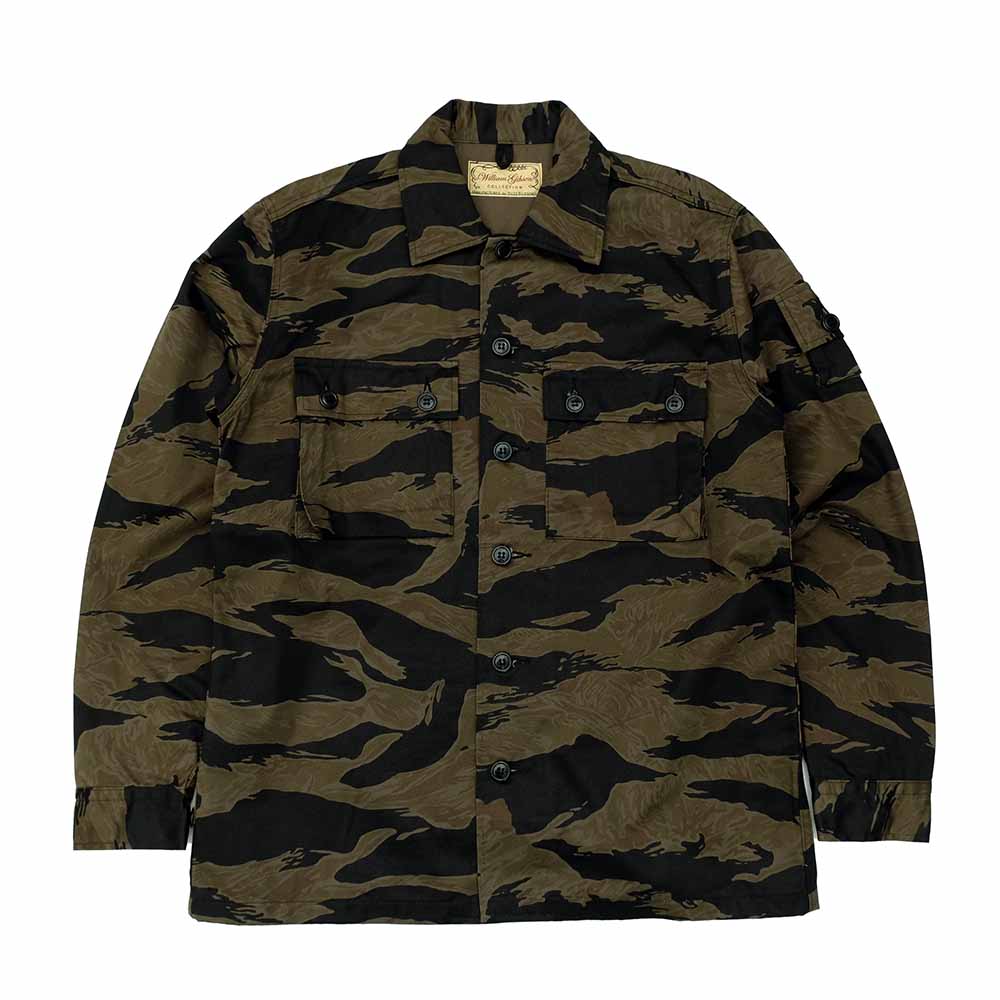 BUZZ RICKSON'S - WILLIAM GIBSON COLLECTION - BLACK TIGER PATTERN JACKET OVER DYE - BR15778