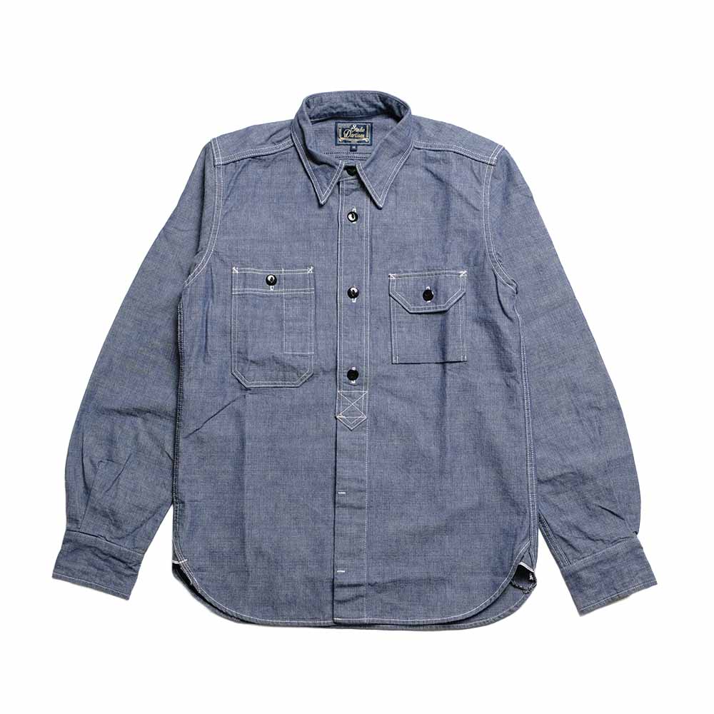 STUDIO D’ARTISAN & SA. - CHAMBRAY WORK SHIRT - 5333A