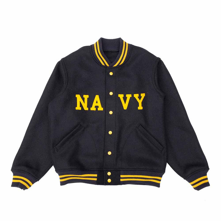 WAREHOUSE - 1950'S NAVY VARSITY JACKET - 2240AP-25