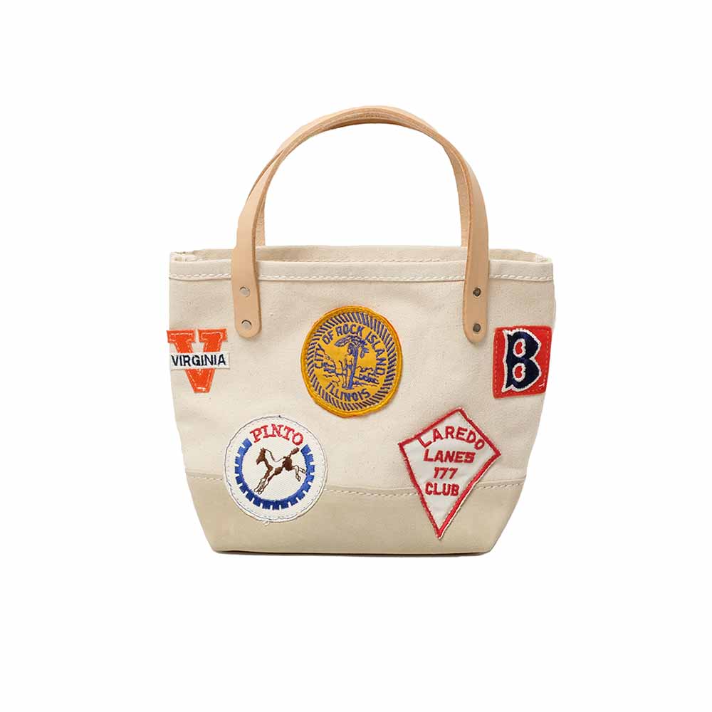 HERITAGE LEATHER CO. - VINTAGE PATCH MINI TOTE - HLC-9213