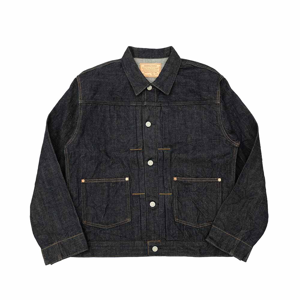 GENERAL THINGS - 2 Pockets Solid Denim Jacket - 7110