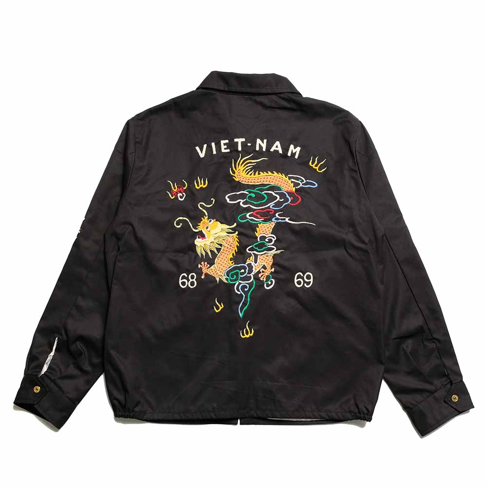 TAILOR TOYO - Late 1960s Style Cotton Vietnam Jacket - DRAGON - TT15879