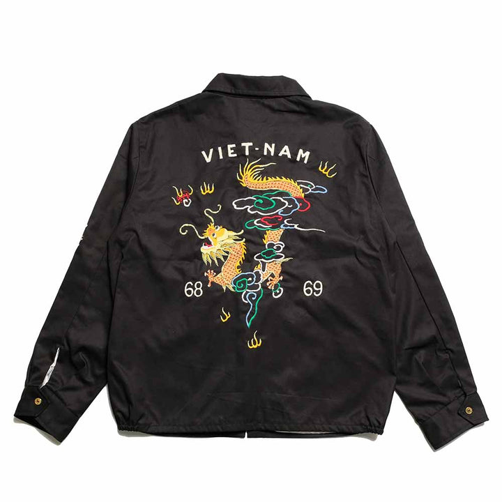 TAILOR TOYO - Late 1960s Style Cotton Vietnam Jacket - DRAGON - TT15879