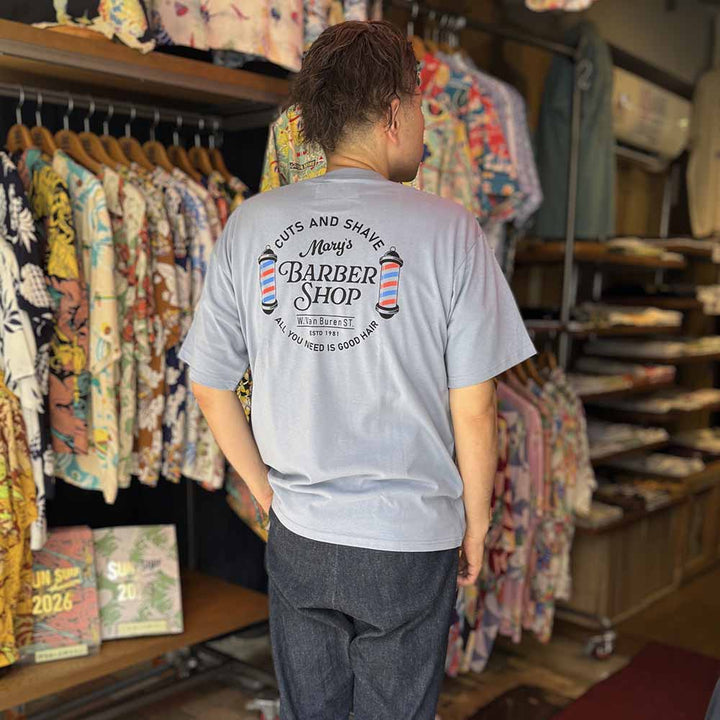UNIVERSAL OVERALL - S/S T-SHIRT - BARBER SHOP - U2613219G-C