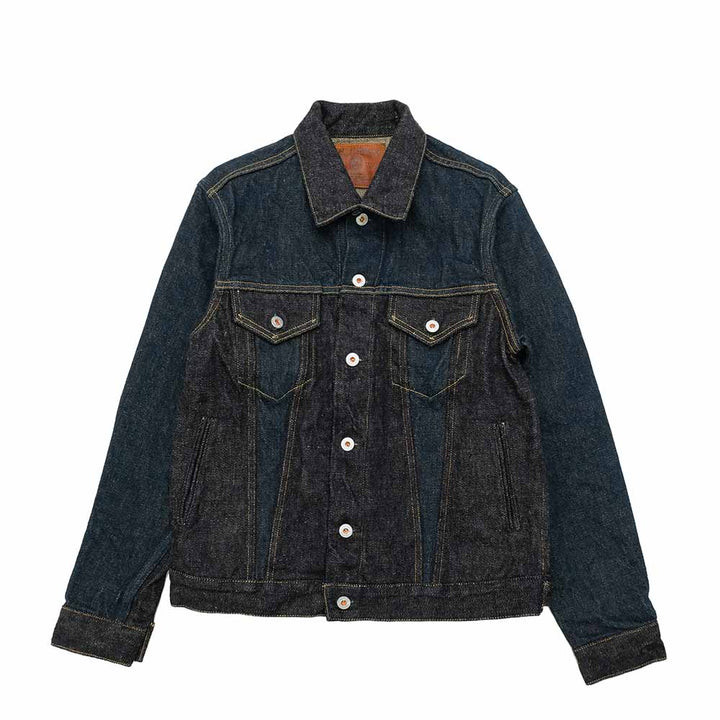 ONI DENIM - 20oz ONI Secret Denim x 20oz Deep Indigo Secret Denim - 3rd Type Denim Jacket - ONI-02527P-COM
