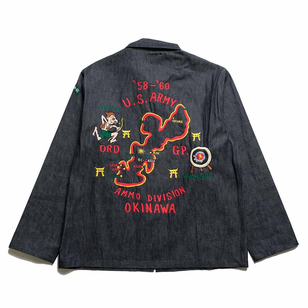 TAILOR TOYO - Late 1950s Style Blue Denim Okinawa Jumper - CHIBANA ARCHER'S - TT15881