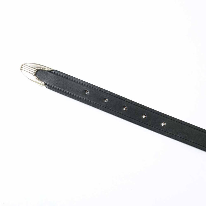 Tory Leather - 3-Piece Silver Buckle Belt - TO-2914