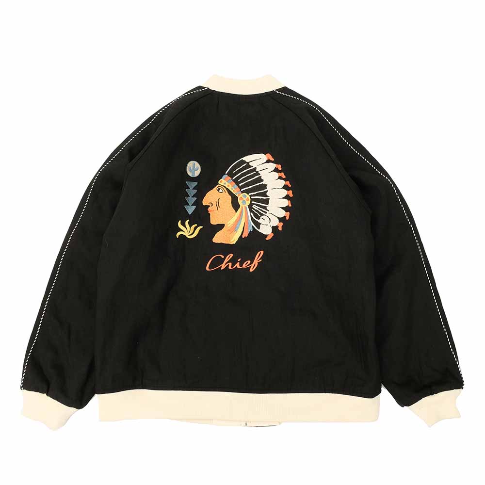 WESTOVERALLS - DENIM SOUVENR JACKET - WOVT-JK01-BW