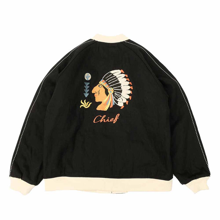 WESTOVERALLS - DENIM SOUVENR JACKET - WOVT-JK01-BW