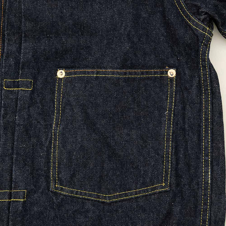 BONCOURA - 1st Jacket 43 WWⅡ Natural Indigo Dye 15th Anniversary Model - BO-43XX-JKT