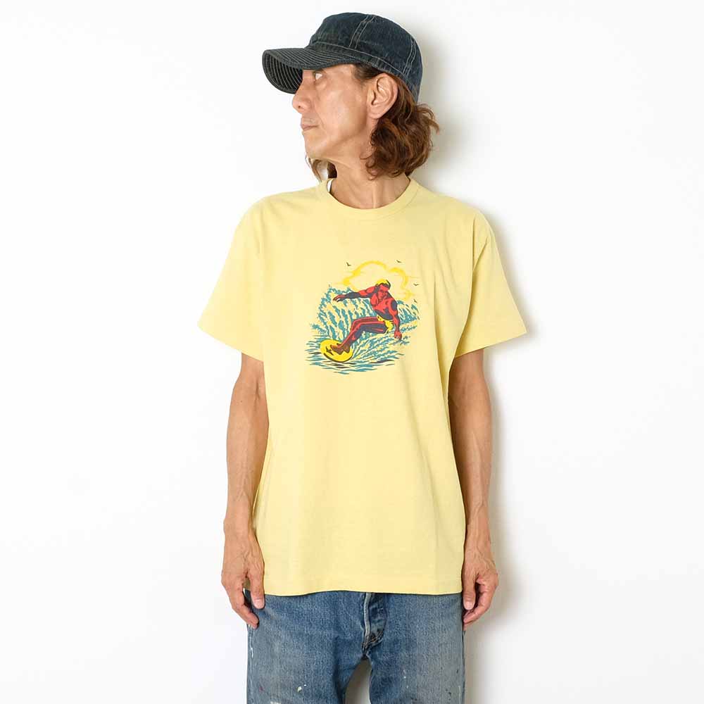 WAREHOUSE - 2ND HAND SERIES - Lot.4064 - S/S T-SHIRTS - SURFER - 4064SUR-25