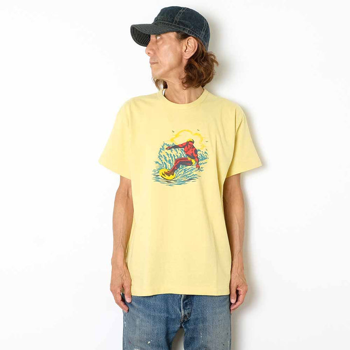 WAREHOUSE - 2ND HAND SERIES - Lot.4064 - S/S T-SHIRTS - SURFER - 4064SUR-25