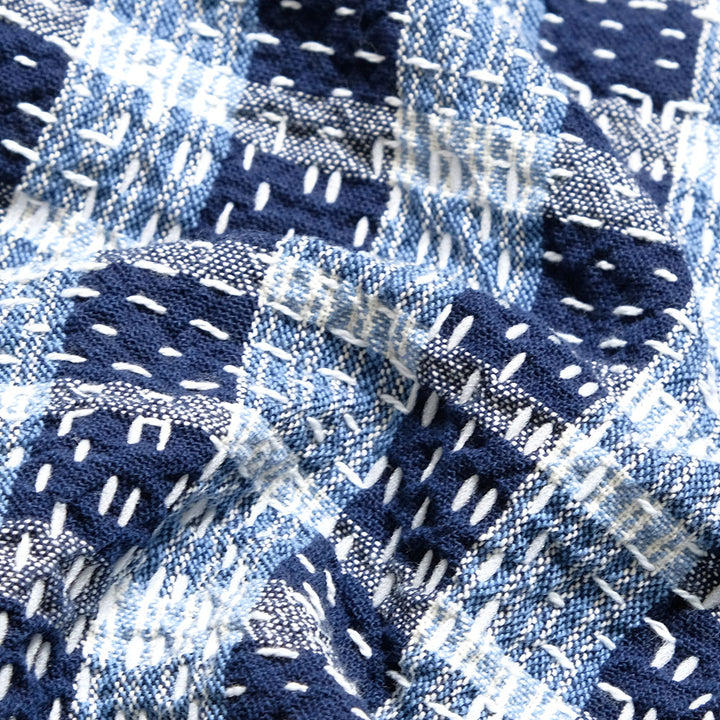 STUDIO D’ARTISAN - INDIGO NORAGI WORK SHIRT - 5737