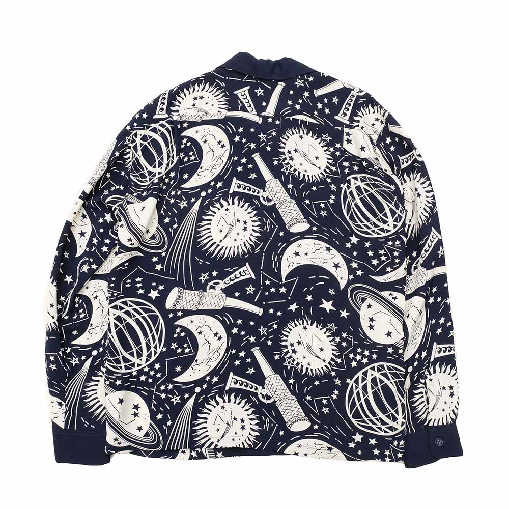 SUN SURF - HINOYA EXCLUSIVE - L/S RAYON HAWAIIAN SHIRT - COSMO GRAPHIC - SS29051HY