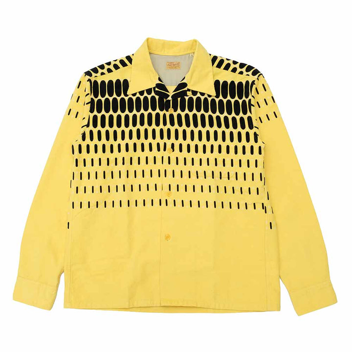 STYLE EYES Late 1950s Style Corduroy Sports Shirt ELVIS DOTS SE29169