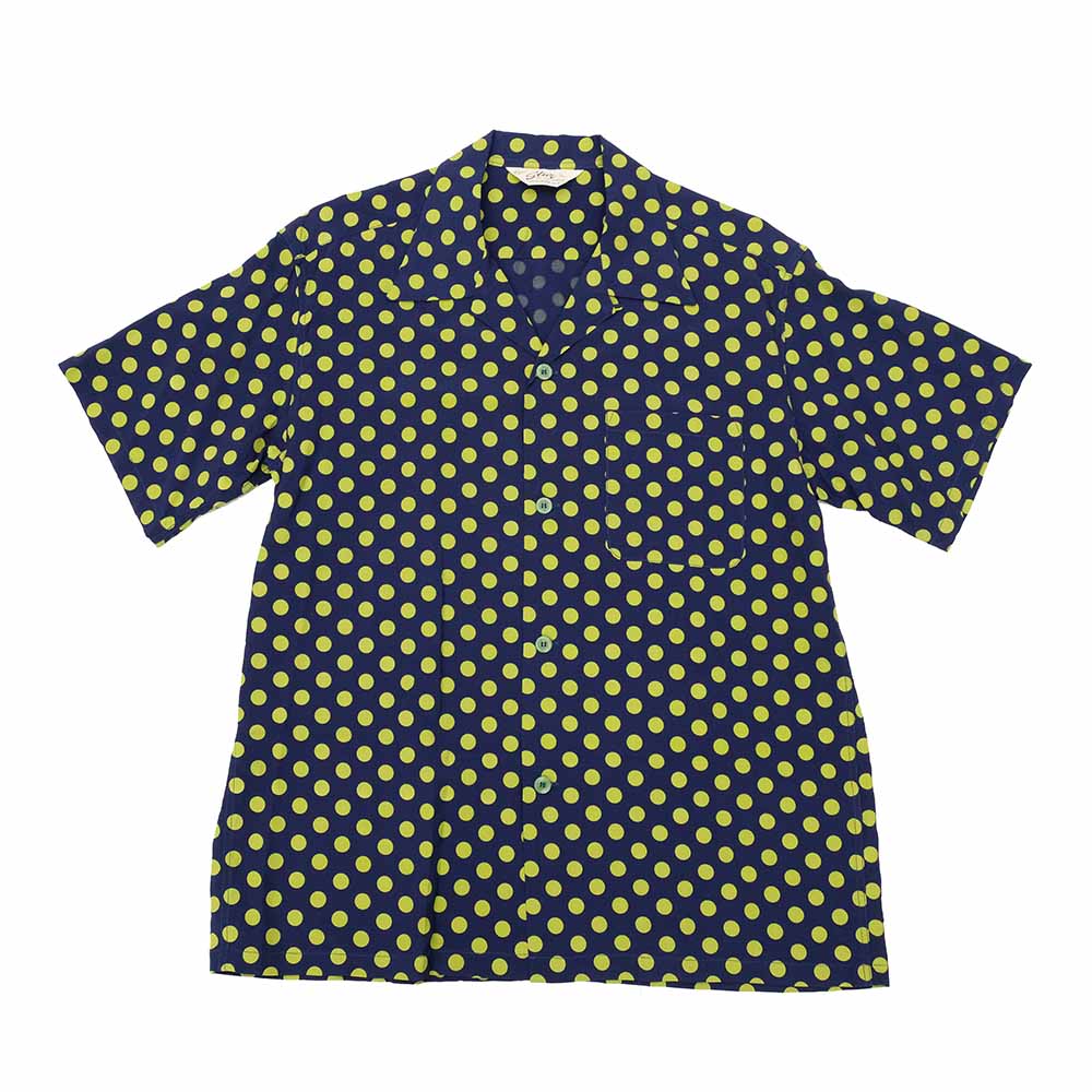 STAR OF HOLLYWOOD - HIGH DENSITY RAYON OPEN SHIRT - POLKA DOT - SH39316