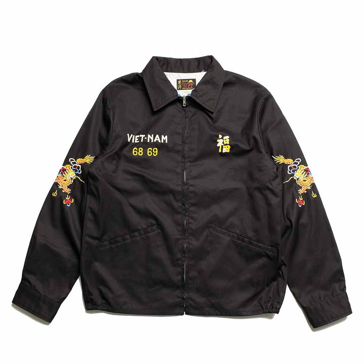 TAILOR TOYO - Late 1960s Style Cotton Vietnam Jacket - DRAGON - TT15879