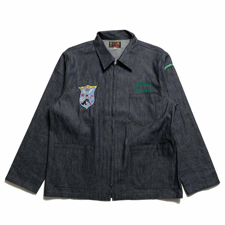 TAILOR TOYO - Late 1950s Style Blue Denim Okinawa Jumper - CHIBANA ARCHER'S - TT15881