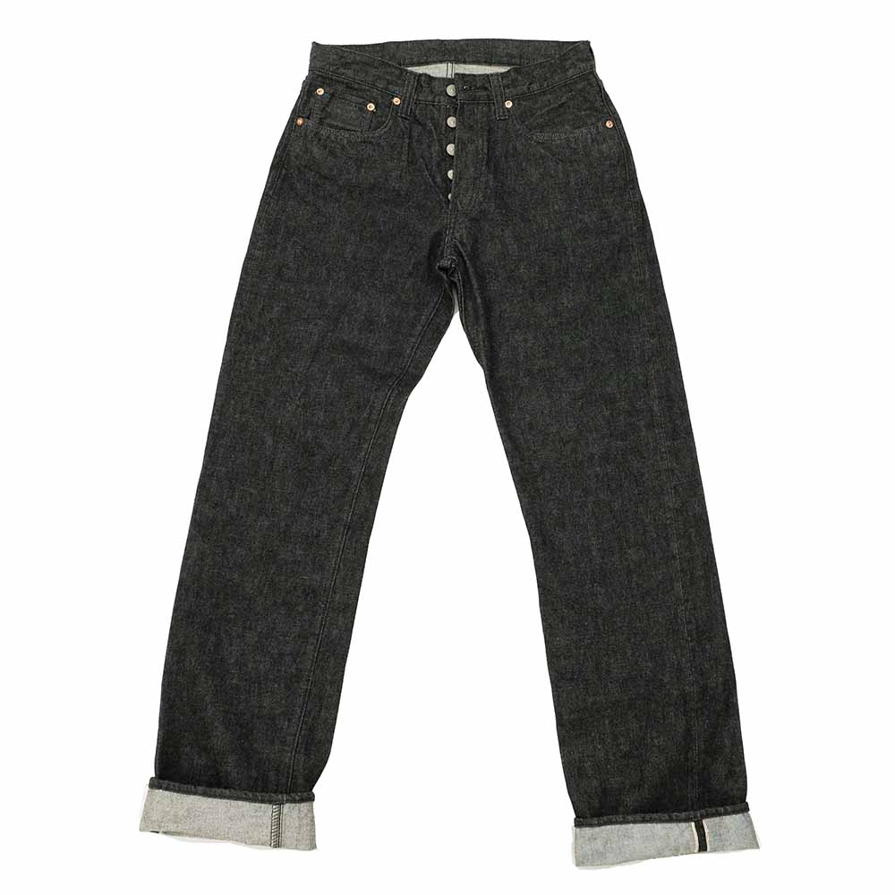 Sugar Cane - 14.25oz. BLACK DENIM - 1947 MODEL - (REGULAR STRAIGHT) - SC42460