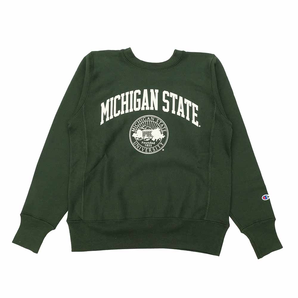 Champion - REVERS WEAVE CREW NECK SWEATSHIRT - MICHIGAN STATE - C5-A007