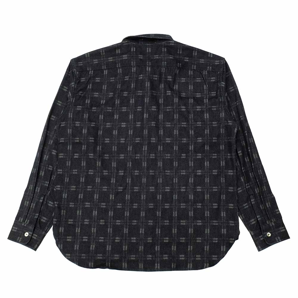 MOMOTARO JEANS - Triple Stitch Cross Check Jacquard Shirt - MXLS1035