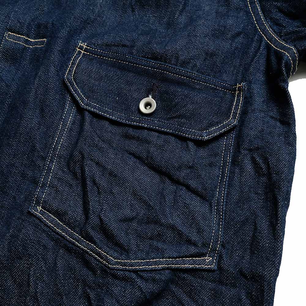 A VONTADE - No.2 Denim Blouse - One Washed - VTD-0560XX