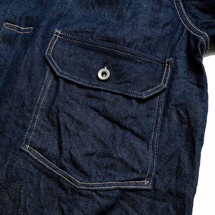 A VONTADE - No.2 Denim Blouse - One Washed - VTD-0560XX