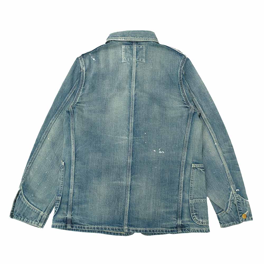 SUGAR CANE - 11oz. BLUE DENIM - WORK COAT - AGED MODEL - SC15708