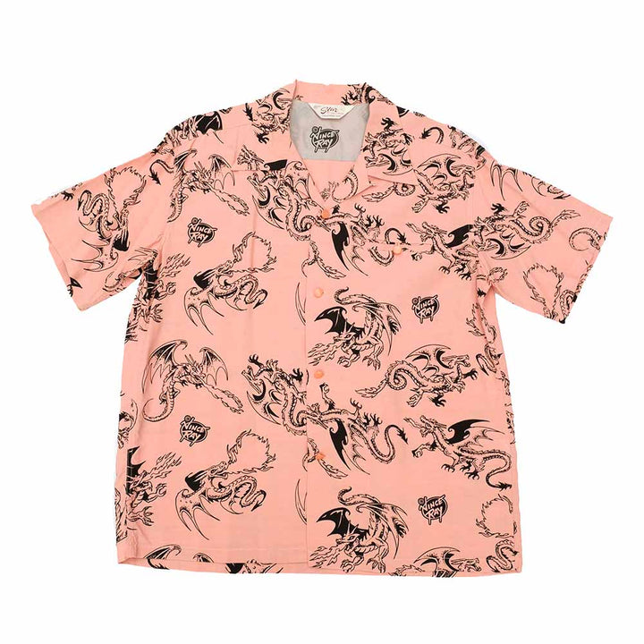 STAR OF HOLLYWOOD × VINCE RAY - HIGH DENSITY RAYON OPEN SHIRT - RETURN OF THE DRAGON - SH39309
