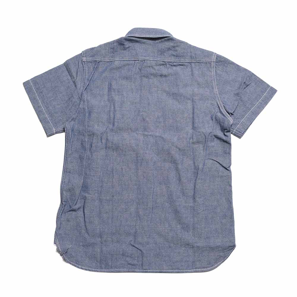 STUDIO D’ARTISAN & SA. - CHAMBRAY S/S WORK SHIRT - 5333A-S
