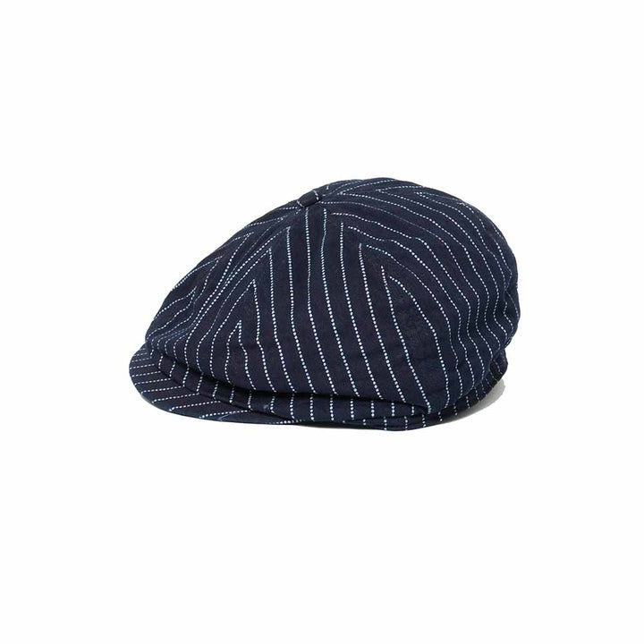 Sugar Cane - Wabash Stripe Applejack Cap - SC02070