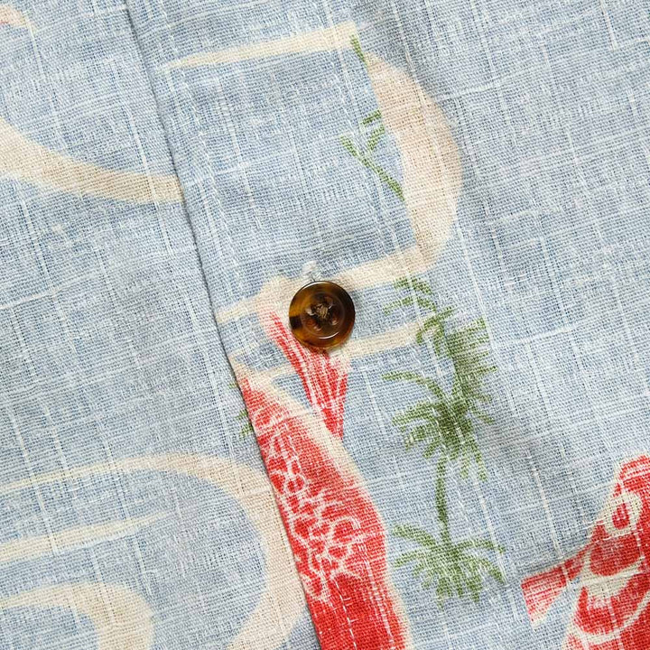 KOROMO ZAKURA - Southern Cross - Short-Sleeve Regular Shirt - Goldfish - SA1762