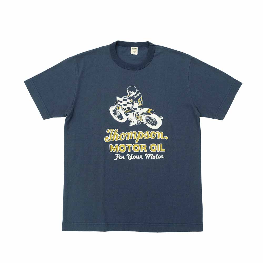 BARNS - STANDARD - TSURIAMI Crew Neck Print T-Shirt - Thompson MOTOR OIL - BR-25290