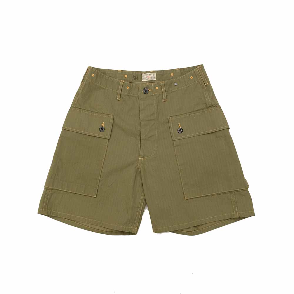 BUZZ RICKSON'S U.S. MARINE CORPS HERRINGBONE SHORTS BR52388