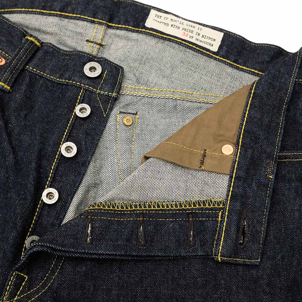 BONCOURA - 43XX WWⅡ Denim Natural Indigo Dye - 15th Anniversary Model - BO-43XX-DE